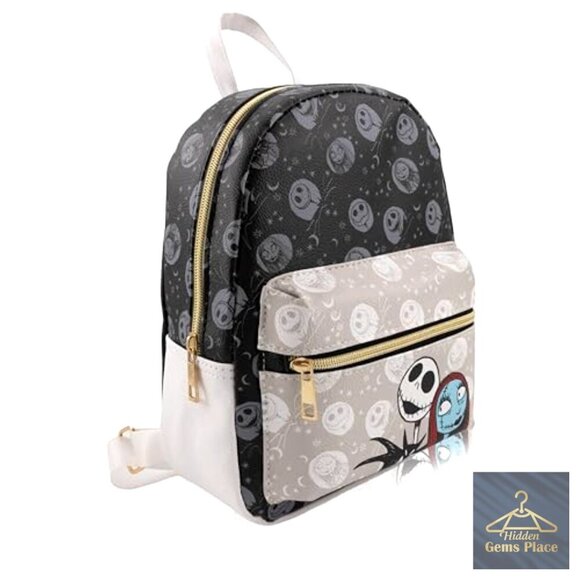 Disney Nightmare Before Christmas Mini Backpack PU Leather 10\
